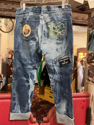 Hand Painted Jeans