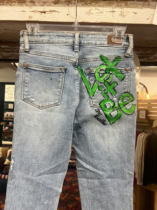 Hand Painted Jeans
