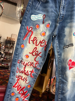 Hand Painted Jeans