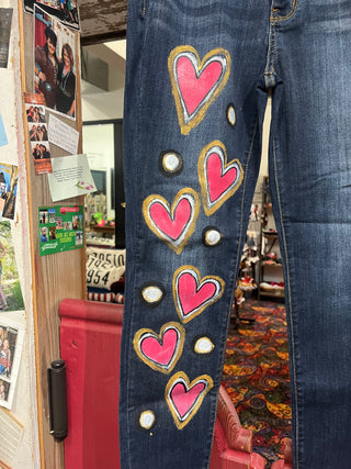 Hand Painted Jeans