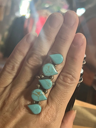 Turquoise Teardrop Ring