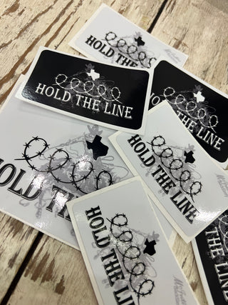 Hold the Line Stickers