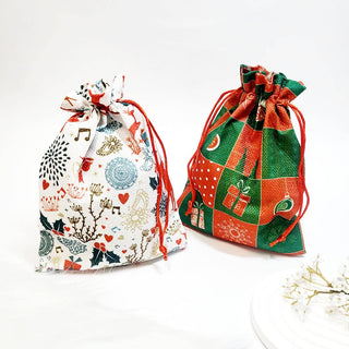 Christmas Drawstring Gift Bag