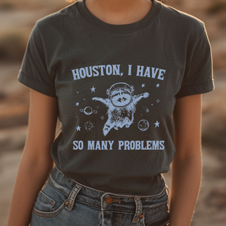 So Many Problems Tee- Drk Gray