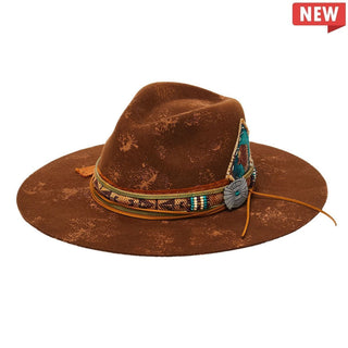 Apache Flat Brim hat - Ya Ya Gurlz