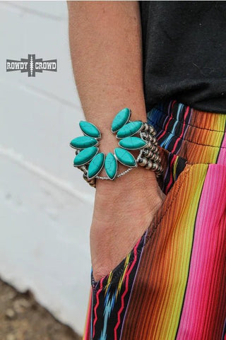 Blue Blossom Bracelet - Ya Ya Gurlz