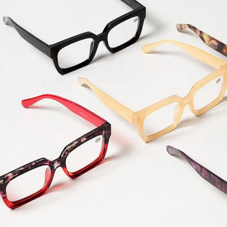 Bold Square Frame Reading Glasses - Ya Ya Gurlz