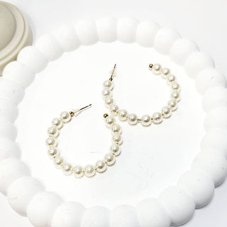 3 Pair Stud and Hoop Earrings Set