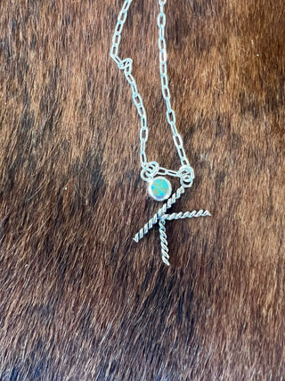 Cable Initial Necklace - Ya Ya Gurlz