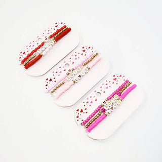 3 pc Valentines Day Bracelet Set