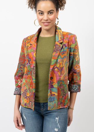 Corduroy Print Jacket - Ya Ya Gurlz