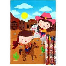 Cowboy Cowgirl Coloring Sets - Ya Ya Gurlz