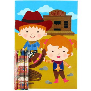 Cowboy Cowgirl Coloring Sets - Ya Ya Gurlz