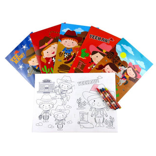 Cowboy Cowgirl Coloring Sets - Ya Ya Gurlz