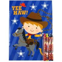 Cowboy Cowgirl Coloring Sets - Ya Ya Gurlz