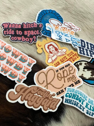 Cowboy Stickers - Ya Ya Gurlz