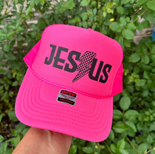 Jesus Bolt Trucker Hat