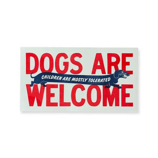 Dogs are Welcome Riso Print - Ya Ya Gurlz