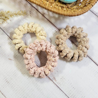 Fuzzy Spiral Hair Tie