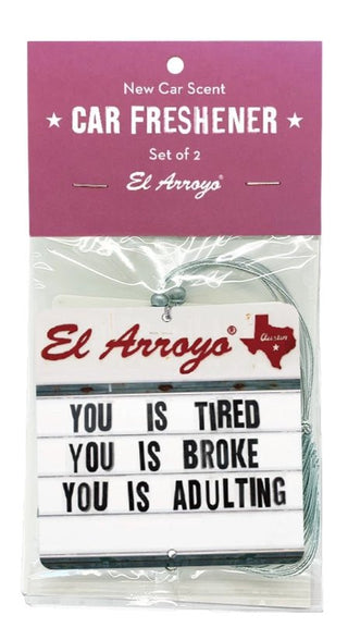 El Arroyo Car Air Freshener-2 Pack - Ya Ya Gurlz