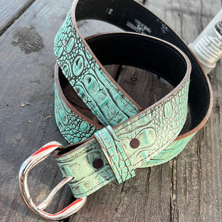 Embossed Leather Belts - Ya Ya Gurlz