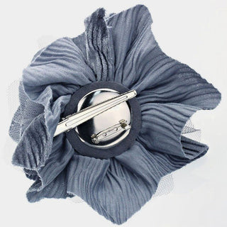 Fabric Flower Hatpin or Brooch - Ya Ya Gurlz