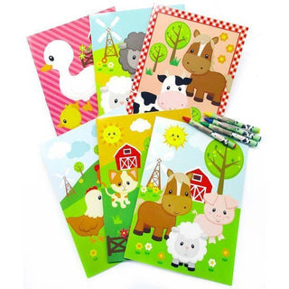 Farm Animal Coloring Set - Ya Ya Gurlz