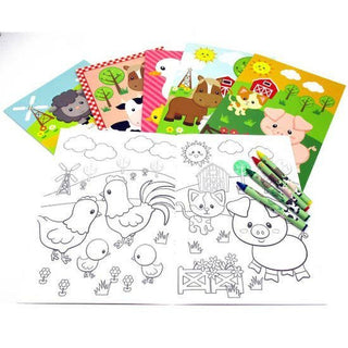 Farm Animal Coloring Set - Ya Ya Gurlz