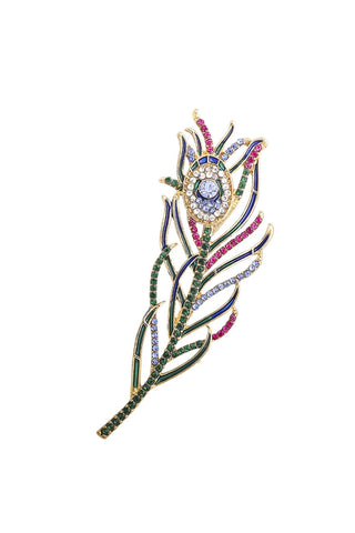 Feather Hatpin/Brooch - Ya Ya Gurlz