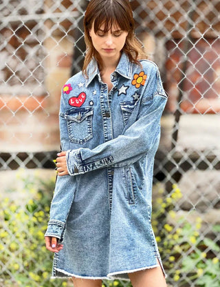 Festival Denim Dress by Billy T - Ya Ya Gurlz