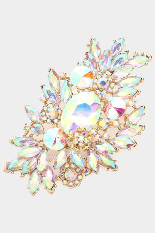 Glass Crystal Bouquet Hatpin/Brooch - Ya Ya Gurlz