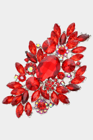 Glass Crystal Bouquet Hatpin/Brooch - Ya Ya Gurlz