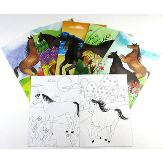 Horse and Pony Coloring Set - Ya Ya Gurlz