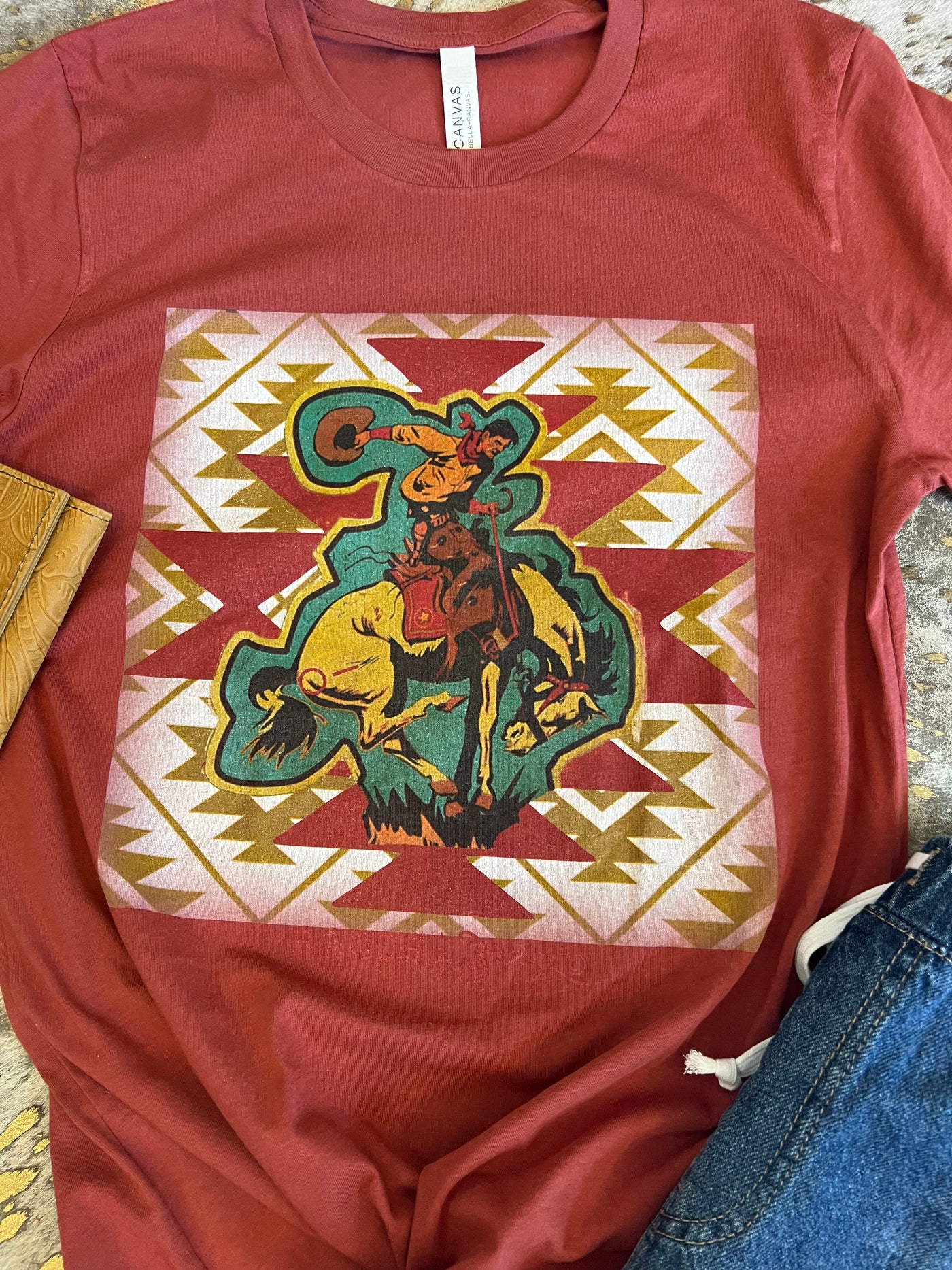 Aztec Bucking Horse T - Shirt