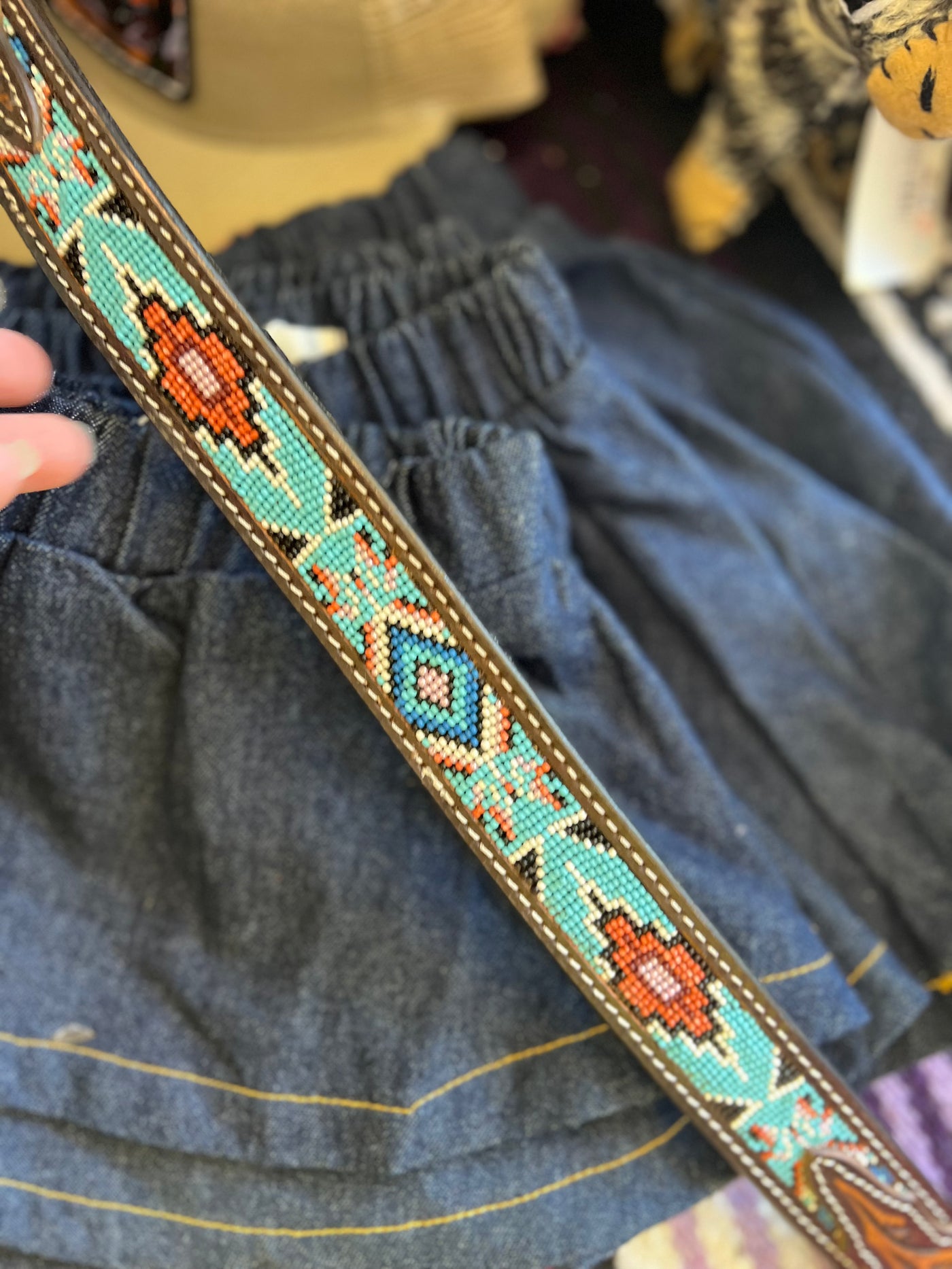 Lil Beaded Western Belts