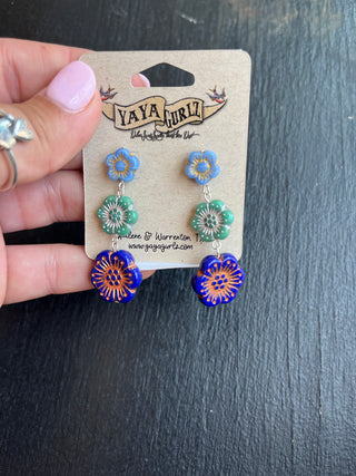 Flower Trio Earrings