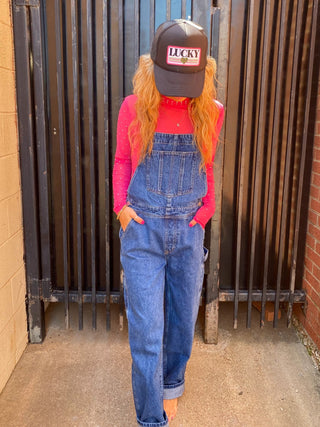 Just Black Denim Vintage Overall - Ya Ya Gurlz