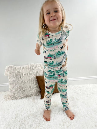 Lil Sam Short Sleeve Pajamas - Ya Ya Gurlz