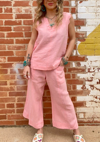 Linen Slouch Pocket Pant by Ivy Jane - Ya Ya Gurlz