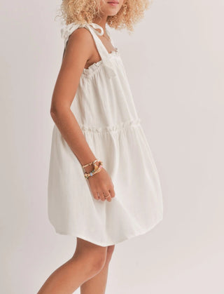 Mini Sugarloaf Tiered Dress with Tie Straps by Sadie & Sage - Ya Ya Gurlz