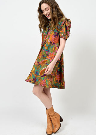 Mod Flair Corduroy Dress - Ya Ya Gurlz