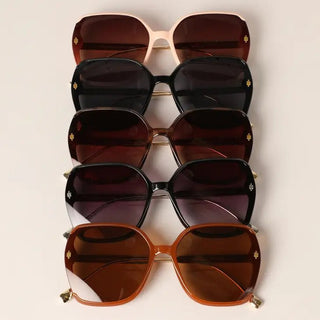 Oversized Rounded Frame Sunglasses - Ya Ya Gurlz