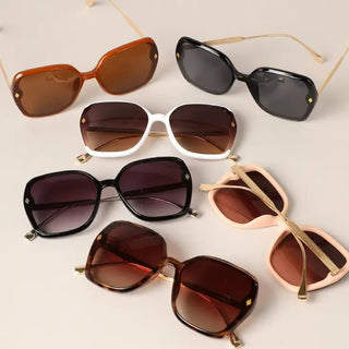 Oversized Rounded Frame Sunglasses - Ya Ya Gurlz