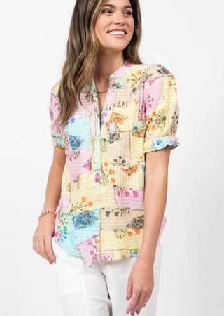 Patch Floral Popover - Ya Ya Gurlz