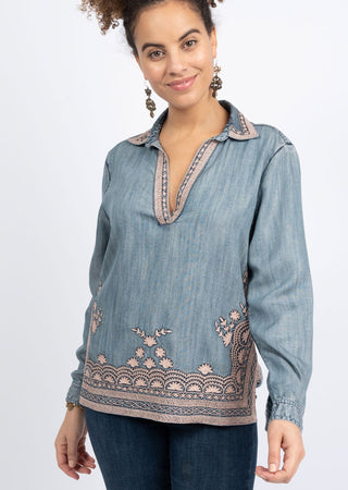 Popover Embroidered Tunic by Ivy Jane - Ya Ya Gurlz