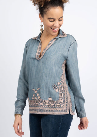 Popover Embroidered Tunic by Ivy Jane - Ya Ya Gurlz