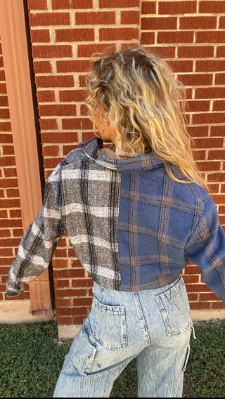 Pretty Please Plaid Jacket - Ya Ya Gurlz