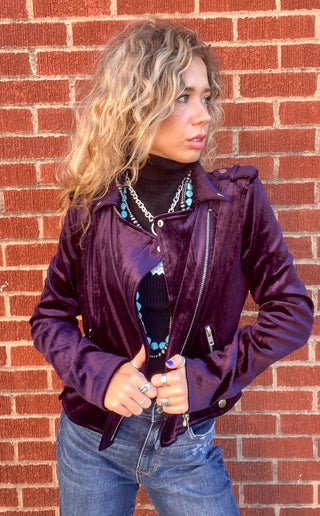 Purple Rain Jacket - Ya Ya Gurlz