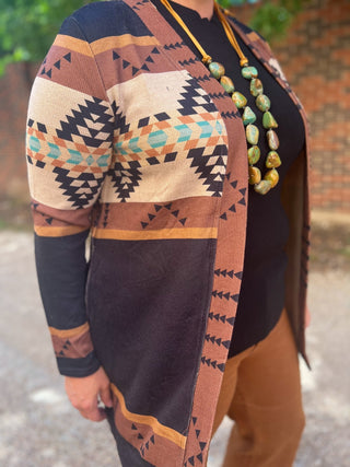 Santa Fe Sun Cardigan - Ya Ya Gurlz