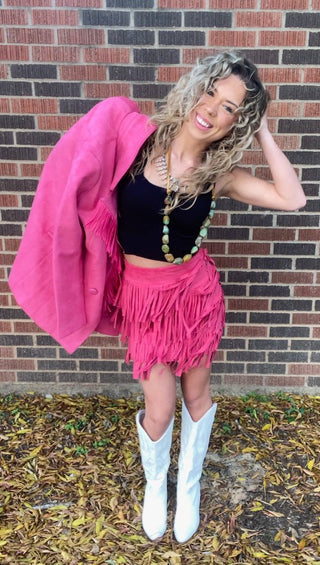 Shayla Fringe Skirt - Ya Ya Gurlz